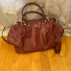 Coach red purse